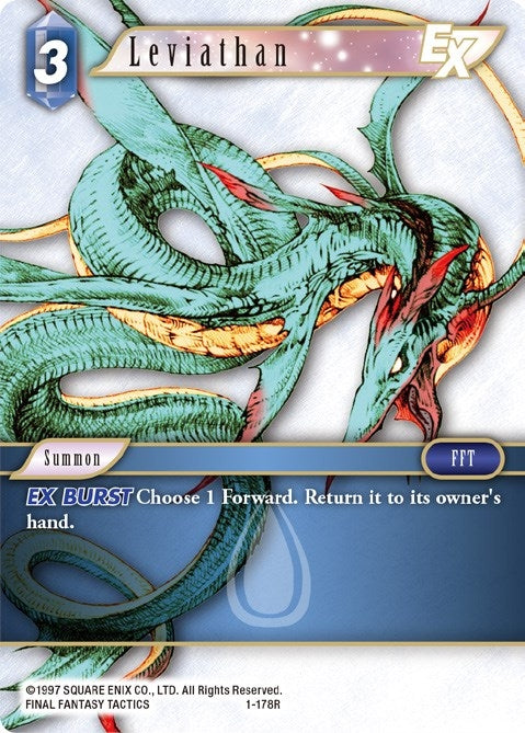 Leviathan EX (1) [OP1] - Final Fantasy TCG Single