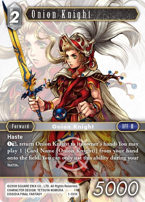 Onion Knight (1) [OP1] - Final Fantasy TCG Single