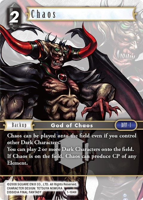 Chaos (1) [OP1] - Final Fantasy TCG Single