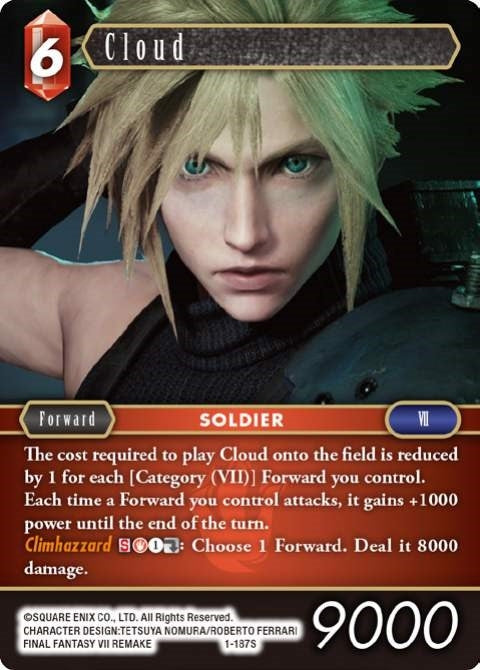 Cloud (Starter) (1) [OP1] - Final Fantasy TCG Single