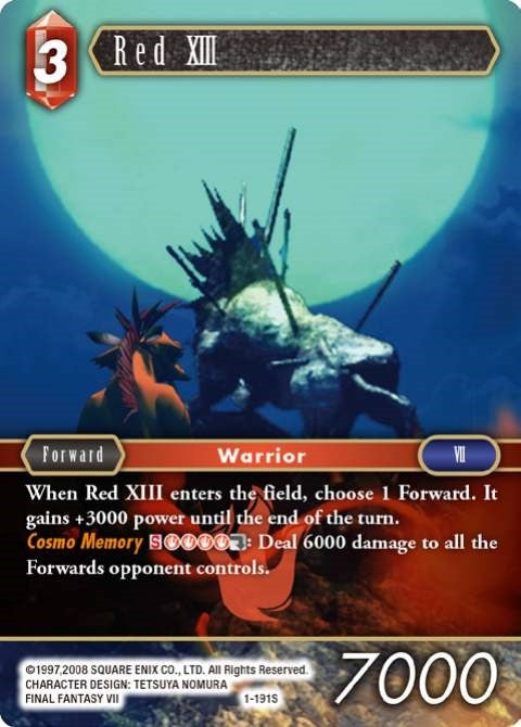 Red XIII (Starter) (1) [OP1] - Final Fantasy TCG Single