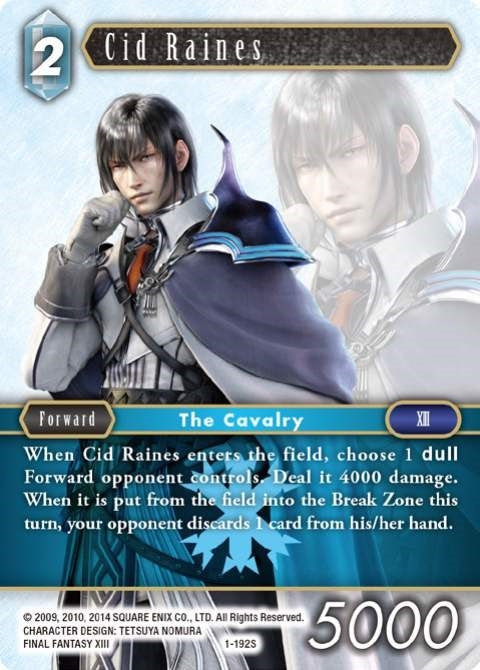 Cid Raines (1) [OP1] - Final Fantasy TCG Single