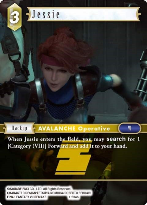 Jessie (1) [OP1] - Final Fantasy TCG Single