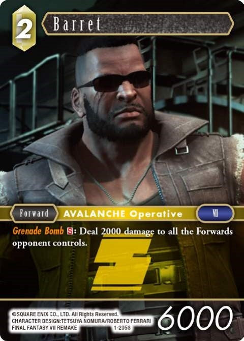 Barret (Starter) (1) [OP1] - Final Fantasy TCG Single