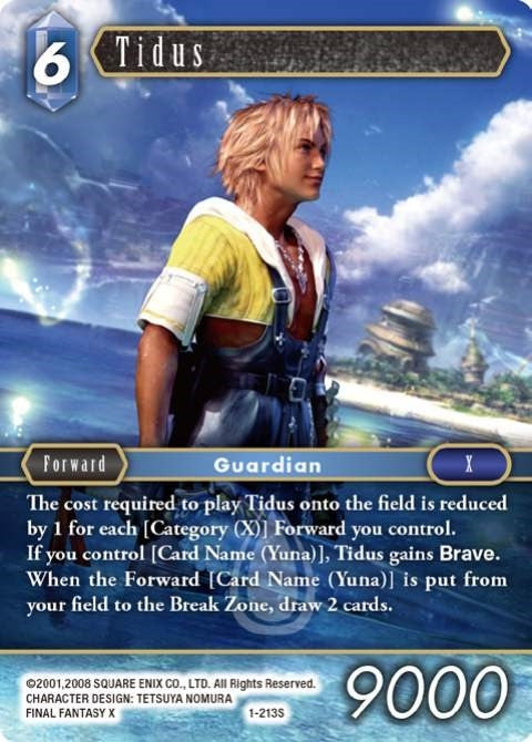 Tidus (Starter) (1) [OP1] - Final Fantasy TCG Single
