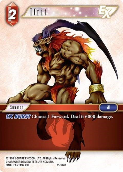 Ifrit EX (2) [OP2] - Final Fantasy TCG Single