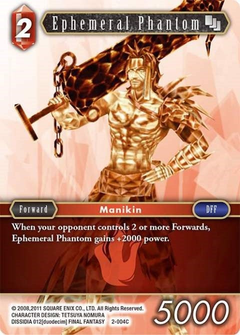 Ephemeral Phantom (2) [OP2] - Final Fantasy TCG Single