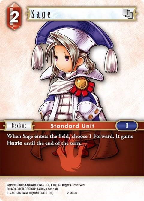 Sage (Luneth) (2) [OP2] - Final Fantasy TCG Single