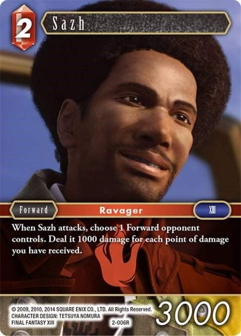 Sazh (2) [OP2] - Final Fantasy TCG Single