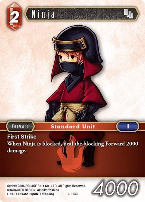 Ninja (Arc) (2) [OP2] - Final Fantasy TCG Single