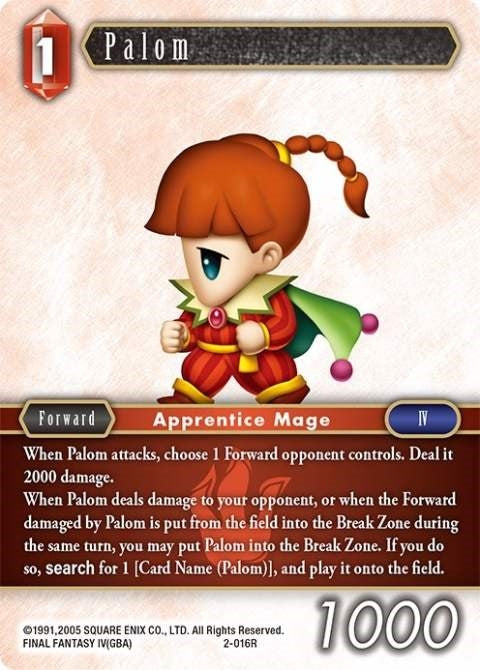 Palom (Rare) (2) [OP2] - Final Fantasy TCG Single
