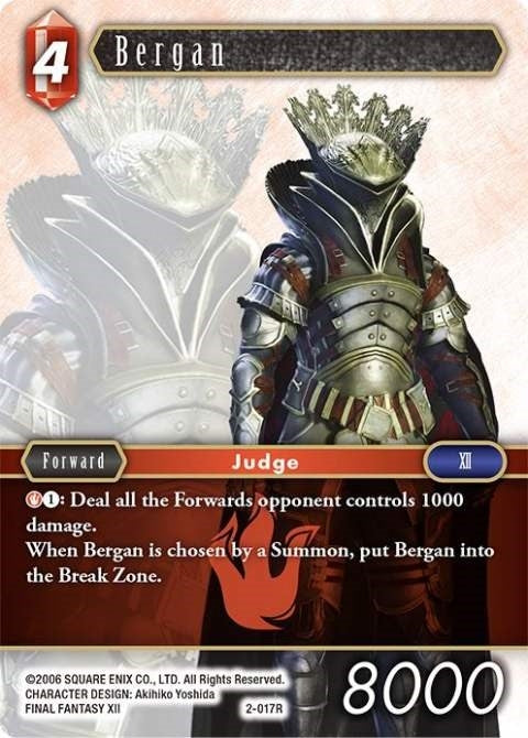 Bergan (2) [OP2] - Final Fantasy TCG Single