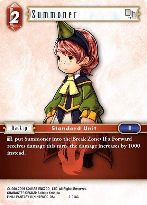 Summoner (Arc) (2) [OP2] - Final Fantasy TCG Single