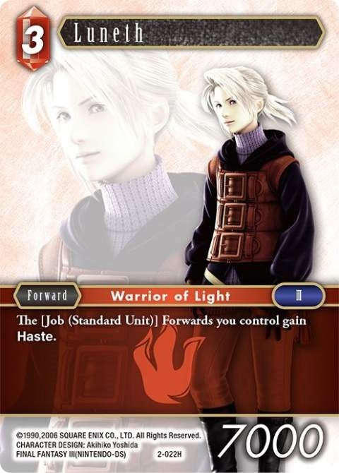 Luneth (2) [OP2] - Final Fantasy TCG Single