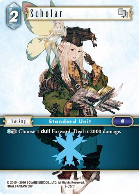 Scholar (2) [OP2] - Final Fantasy TCG Single