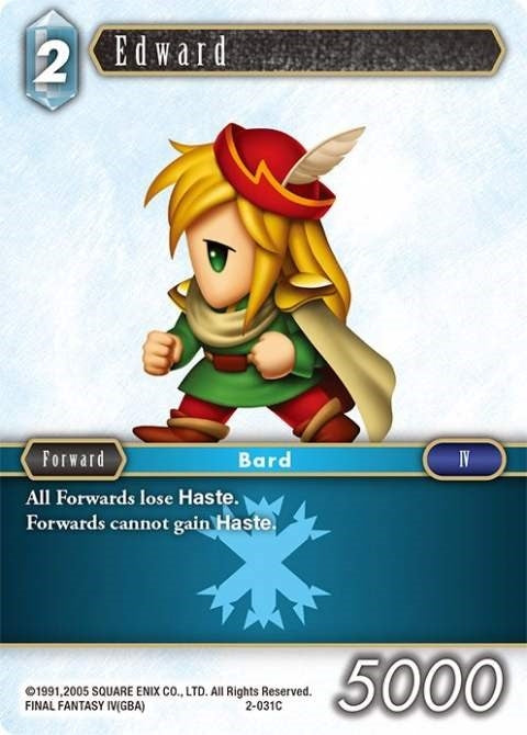 Edward (Common) (2) [OP2] - Final Fantasy TCG Single