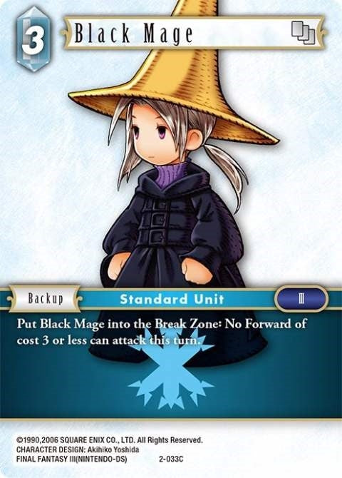 Black Mage (2-033C) (2) [OP2] - Final Fantasy TCG Single