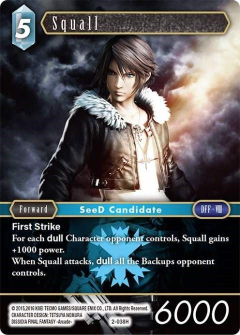 Squall (2) [OP2] - Final Fantasy TCG Single
