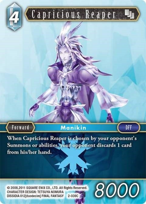 Capricious Reaper (2) [OP2] - Final Fantasy TCG Single