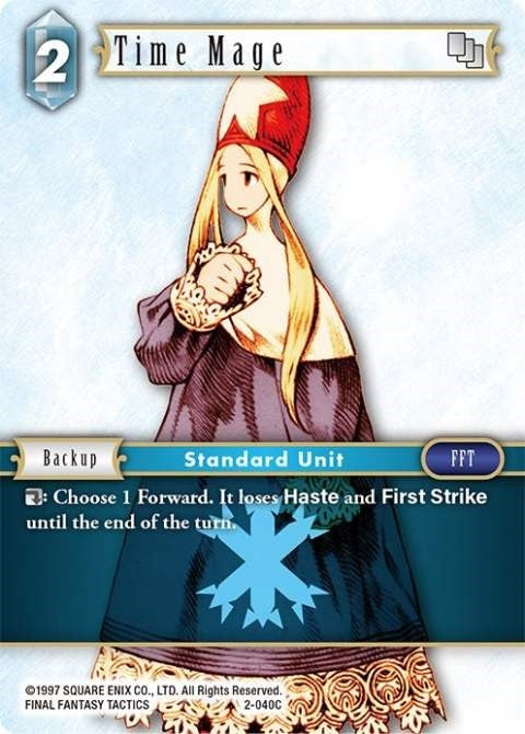 Time Mage (Female Unit) (2) [OP2] - Final Fantasy TCG Single