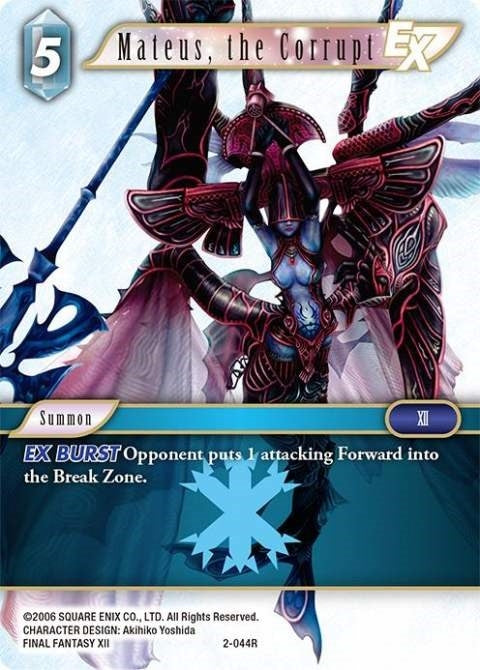 Mateus the Corrupt EX (2) [OP2] - Final Fantasy TCG Single