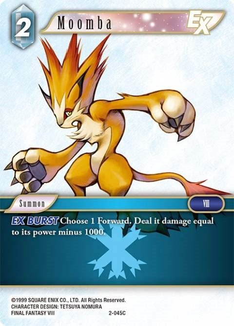 Moomba EX (2) [OP2] - Final Fantasy TCG Single