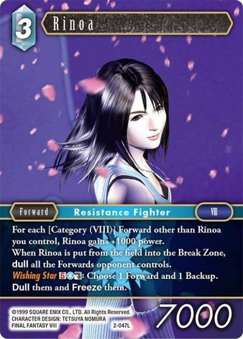 Rinoa (Legend) (2) [OP2] - Final Fantasy TCG Single