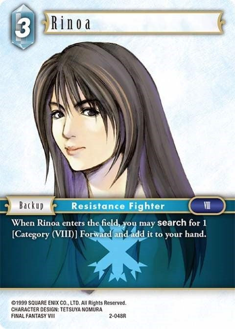 Rinoa (Rare) (2) [OP2] - Final Fantasy TCG Single