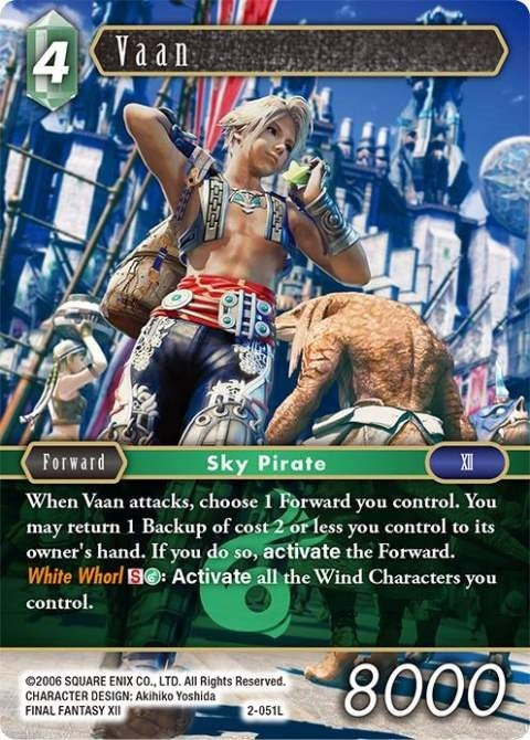 Vaan (Legend) (2) [OP2] - Final Fantasy TCG Single