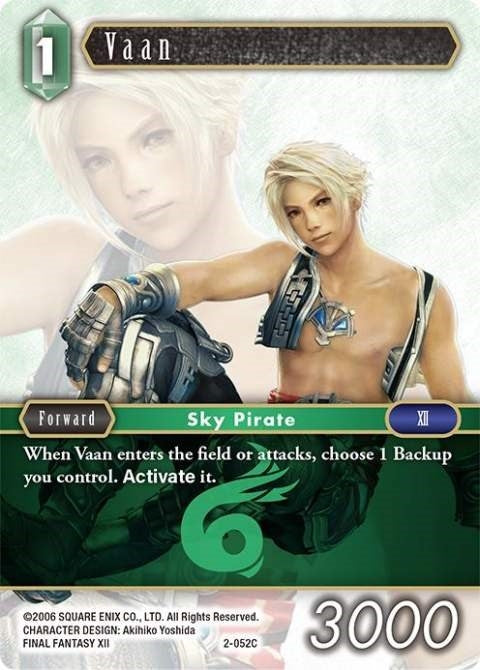 Vaan (Common) (2) [OP2] - Final Fantasy TCG Single