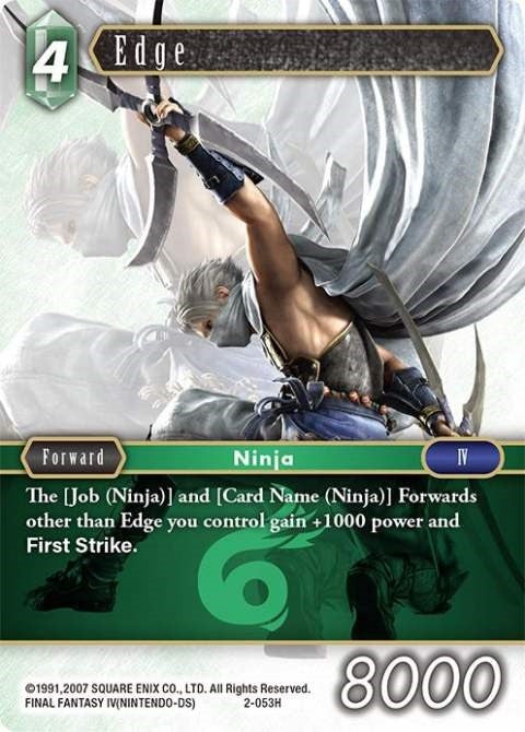 Edge (Hero) (2) [OP2] - Final Fantasy TCG Single