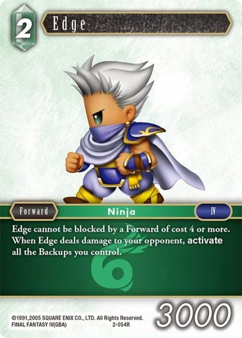 Edge (Rare) (2) [OP2] - Final Fantasy TCG Single