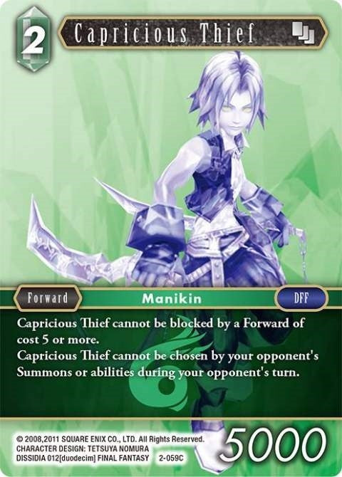 Capricious Thief (2) [OP2] - Final Fantasy TCG Single