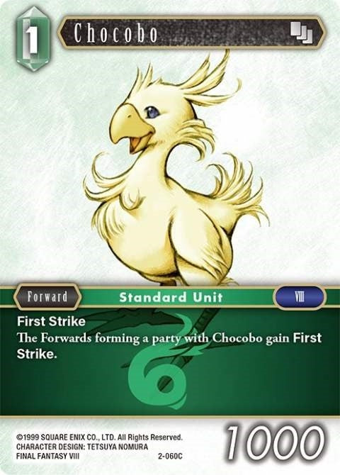 Chocobo (2) [OP2] - Final Fantasy TCG Single