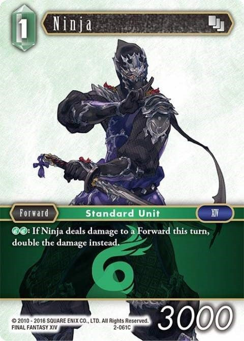 Ninja (2) [OP2] - Final Fantasy TCG Single