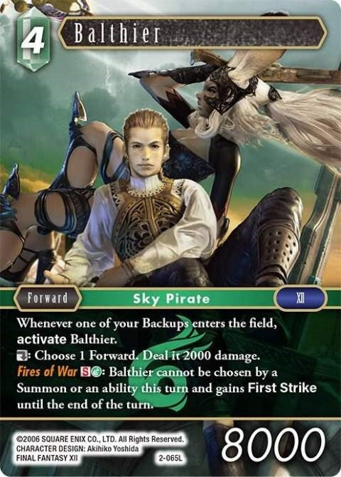 Balthier (Legend) (2) [OP2] - Final Fantasy TCG Single