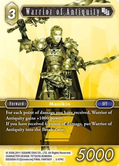 Warrior of Antiquity (2) [OP2] - Final Fantasy TCG Single
