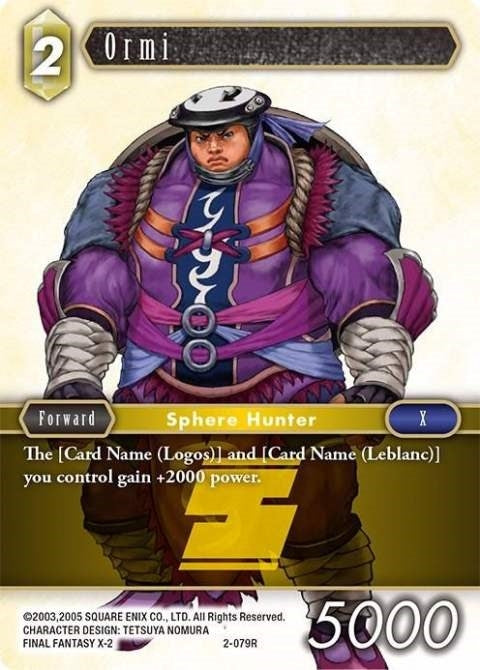 Ormi (2) [OP2] - Final Fantasy TCG Single