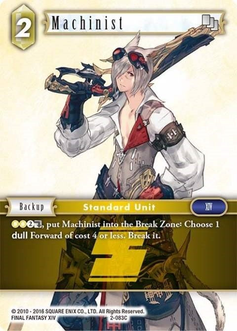 Machinist (2) [OP2] - Final Fantasy TCG Single