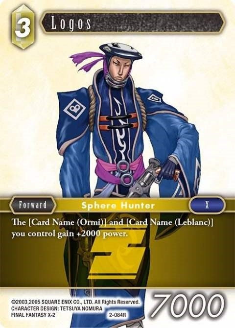 Logos (2) [OP2] - Final Fantasy TCG Single