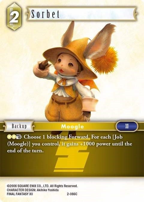 Sorbet (2) [OP2] - Final Fantasy TCG Single