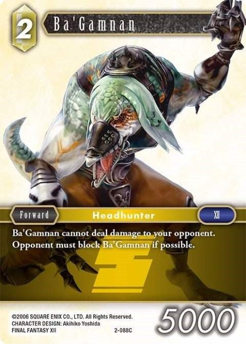 Ba’Gamnan (2) [OP2] - Final Fantasy TCG Single