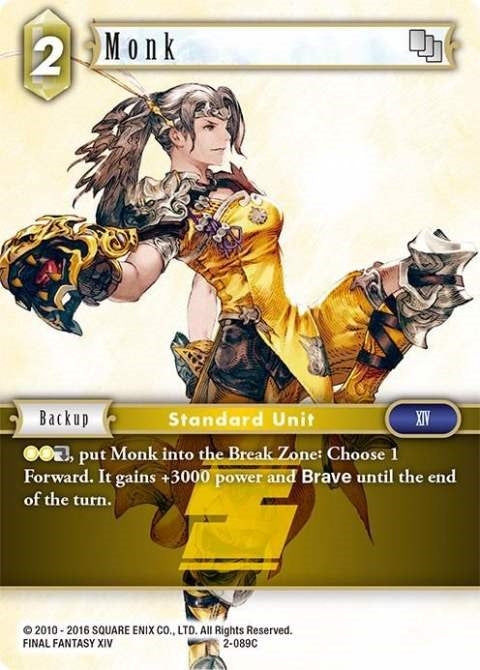 Monk (2) [OP2] - Final Fantasy TCG Single