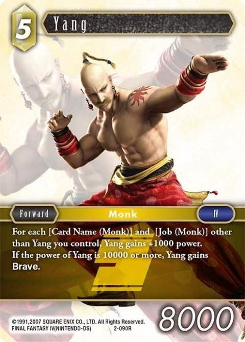 Yang (Rare) (2) [OP2] - Final Fantasy TCG Single