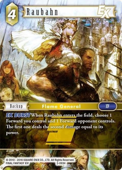 Raubahn EX (2) [OP2] - Final Fantasy TCG Single
