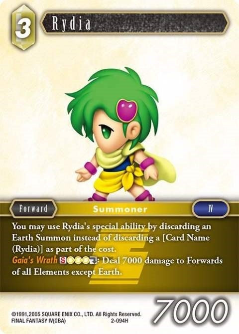 Rydia (2) [OP2] - Final Fantasy TCG Single