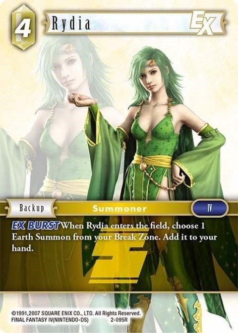 Rydia EX (2) [OP2] - Final Fantasy TCG Single