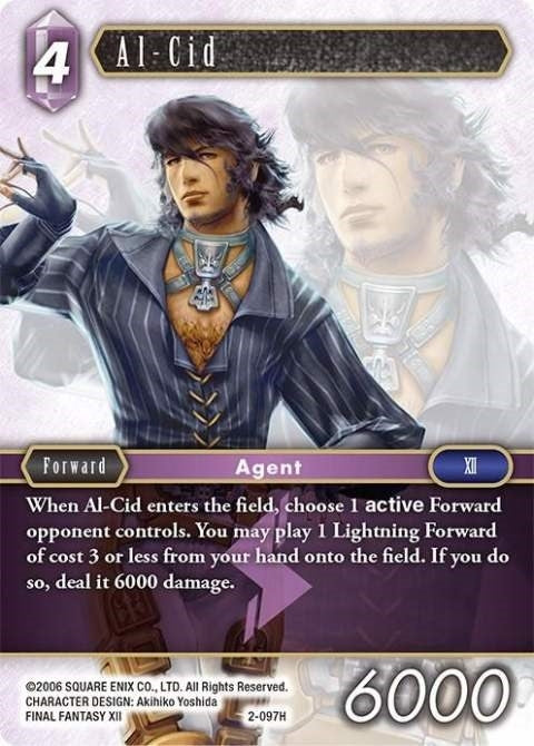 Al-Cid (2) [OP2] - Final Fantasy TCG Single