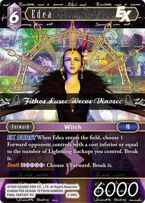 Edea EX (2) [OP2] - Final Fantasy TCG Single