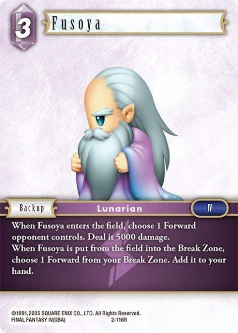 Fusoya (Rare) (2) [OP2] - Final Fantasy TCG Single